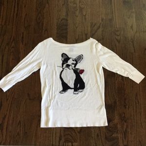 Boston Terrier Sweater Size M